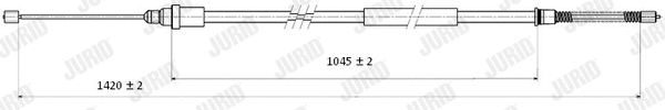 Cable Pull, parking brake (432824J)