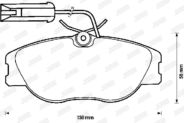 Brake Pad Set, disc brake (571905J)