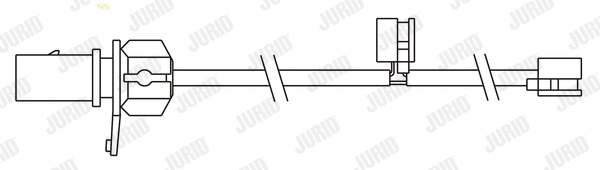 Warning Contact, brake pad wear (581444)