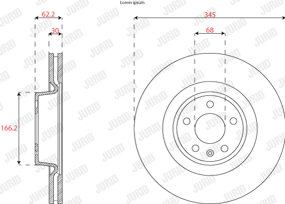Brake Disc (563309JC-1)