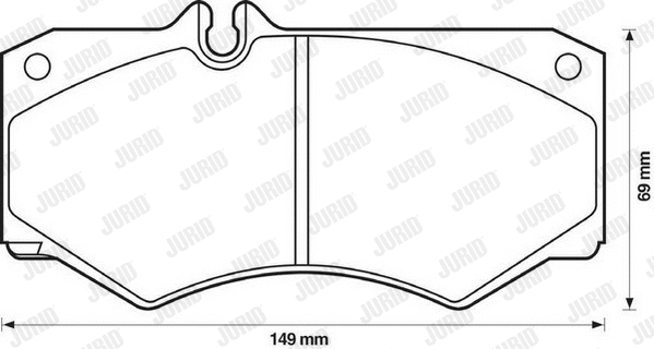 Brake Pad Set, disc brake (571272D)