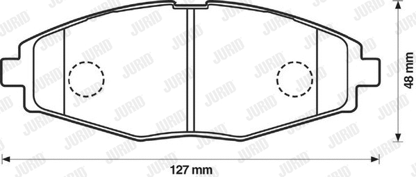 Brake Pad Set, disc brake (572402J)