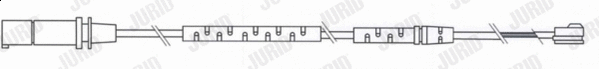 Warning Contact, brake pad wear (581481)