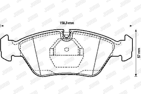 Brake Pad Set, disc brake (571529J)