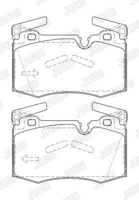 Brake Pad Set, disc brake (573423J)