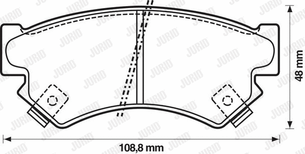 Brake Pad Set, disc brake (572211J)