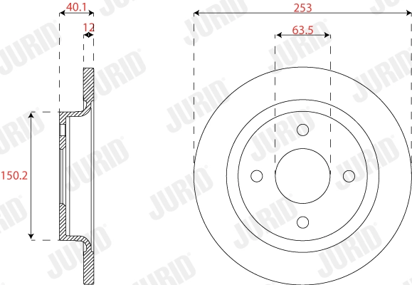 Brake Disc (563319JC)