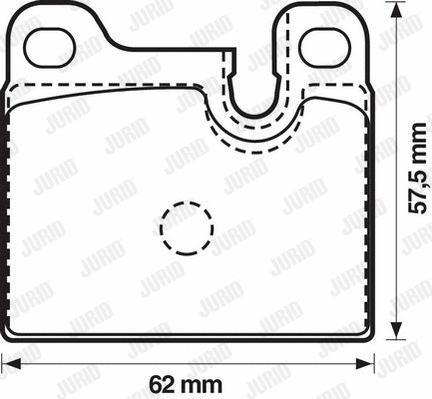 Brake Pad Set, disc brake (571488J)