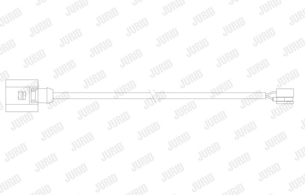 Warning Contact, brake pad wear (581495)