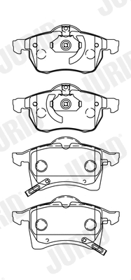 Brake Pad Set, disc brake (571975J)