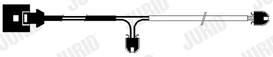 Warning Contact, brake pad wear (FWI274)