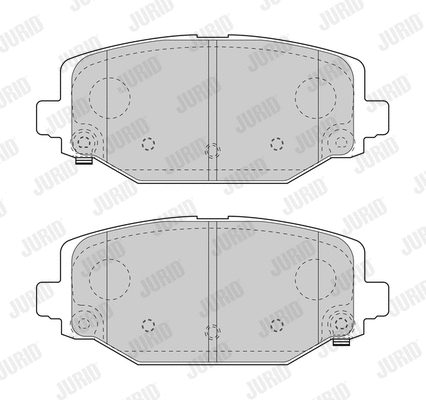 Brake Pad Set, disc brake (573412J)