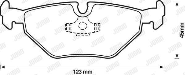 Brake Pad Set, disc brake (571960JC)
