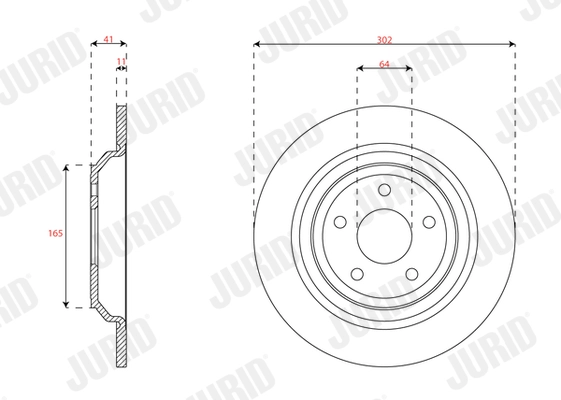 Brake Disc (563450JC)
