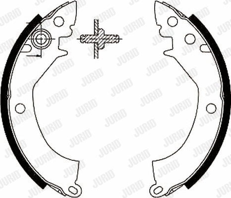 Brake Shoe Set (361314J)