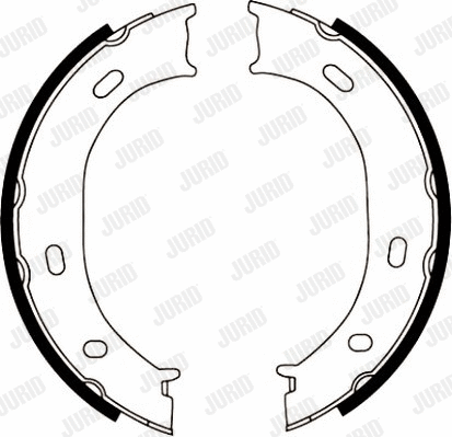 Brake Shoe Set, parking brake