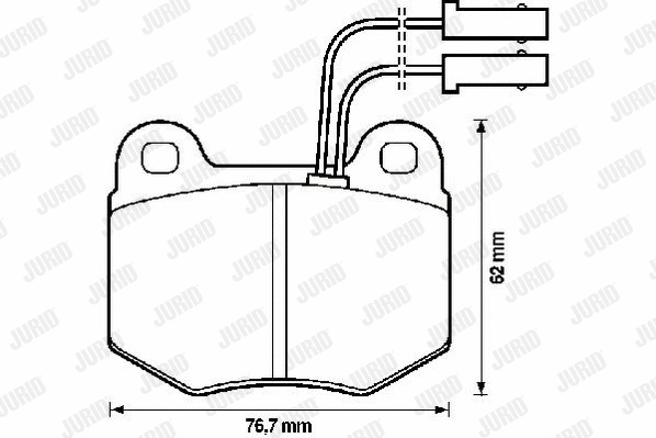 Brake Pad Set, disc brake (571450J)