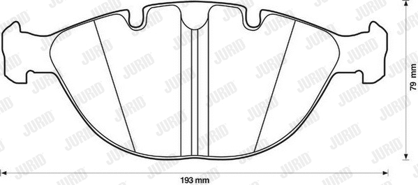 Brake Pad Set, disc brake (571993J)