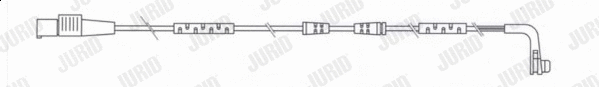 Warning Contact, brake pad wear (581484)