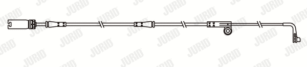 Warning Contact, brake pad wear (581418)