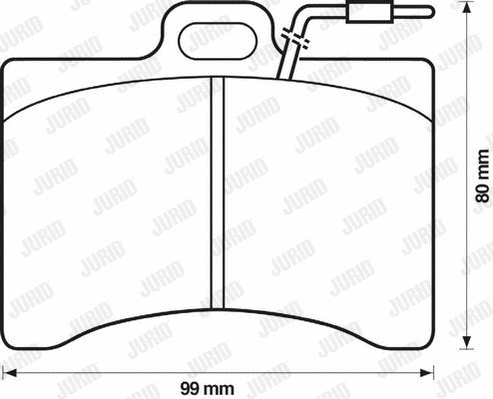 Brake Pad Set, disc brake (571225J)