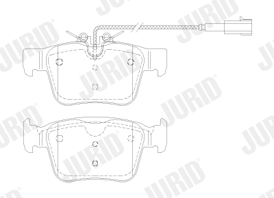Brake Pad Set, disc brake (574013J)