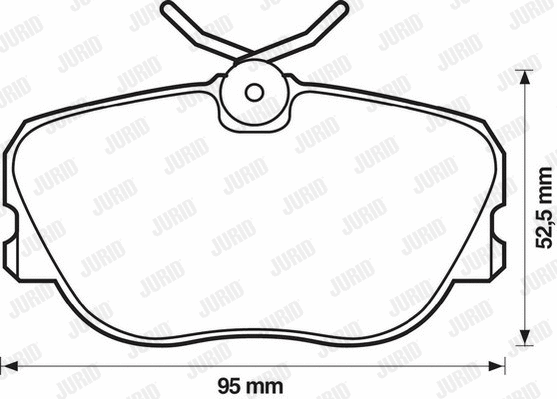 Brake Pad Set, disc brake (571535J)