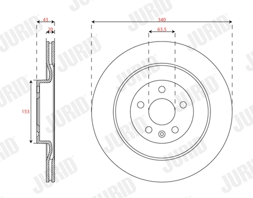 Brake Disc (563630JC)