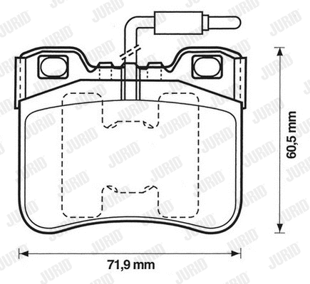 Brake Pad Set, disc brake (571367D)