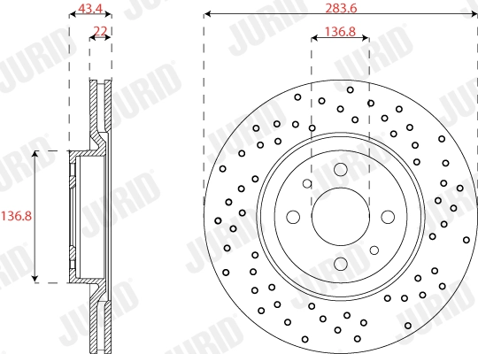 Brake Disc (563303JC)