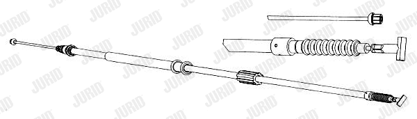 Cable Pull, parking brake (431365J)
