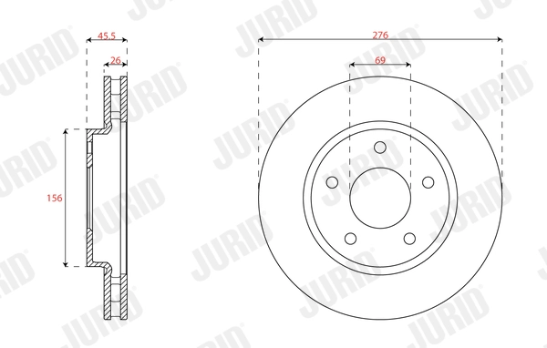 Brake Disc (562784JC)