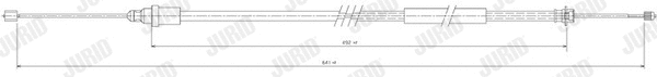 Cable Pull, parking brake (432877J)
