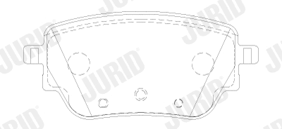Brake Pad Set, disc brake (573886J)
