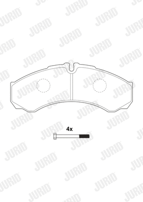 Brake Pad Set, disc brake (2912104531)