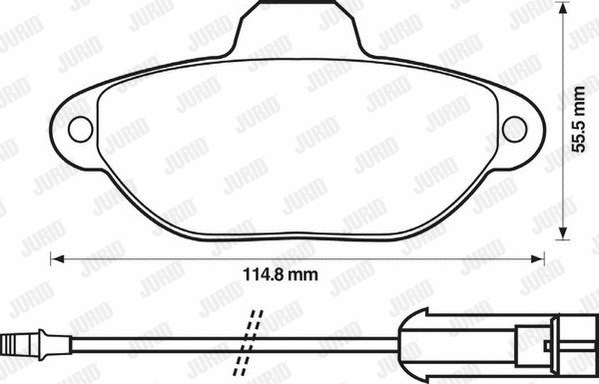 Brake Pad Set, disc brake (571893J)