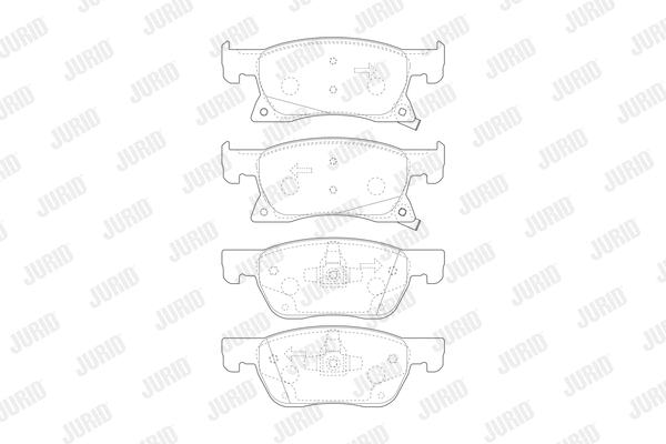 Brake Pad Set, disc brake (573701J)