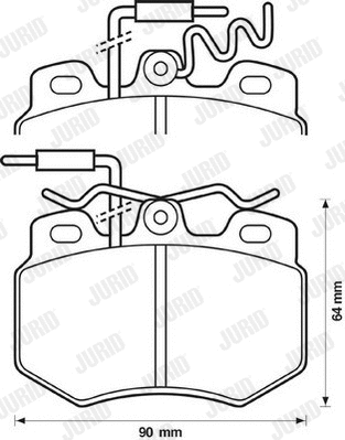Brake Pad Set, disc brake (571319D)