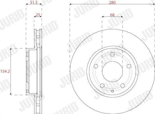 Brake Disc (563271J-1)
