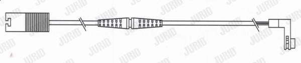 Warning Contact, brake pad wear (581431)