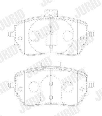 Brake Pad Set, disc brake (573883J)
