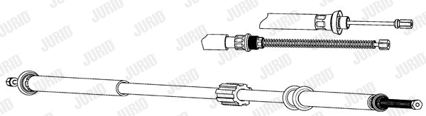 Cable Pull, parking brake (432644J)