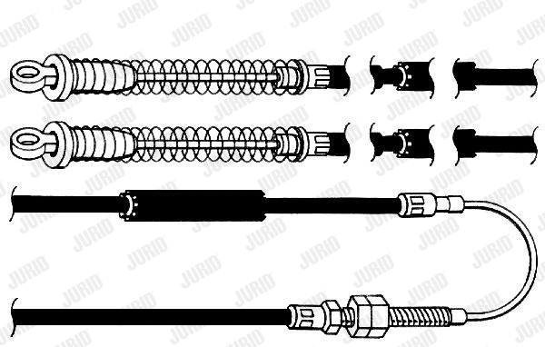 Cable Pull, parking brake (432019J)
