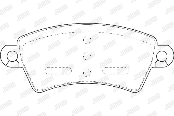 Brake Pad Set, disc brake (571965J)