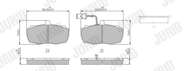 Brake Pad Set, disc brake