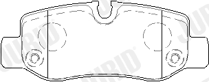Brake Pad Set, disc brake (573798J)