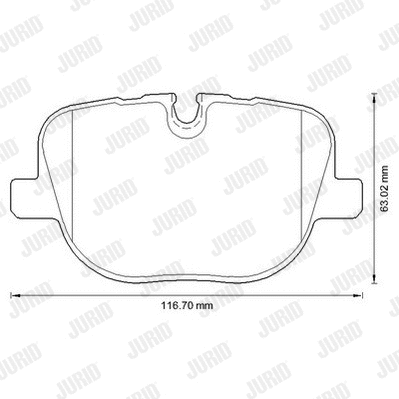Brake Pad Set, disc brake (573342JC)