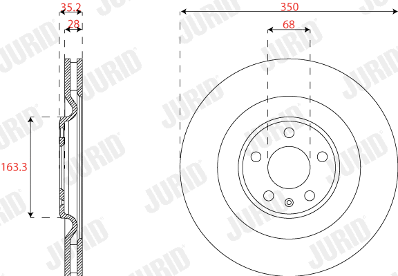 Brake Disc (563225JC)