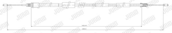 Cable Pull, parking brake (432887J)