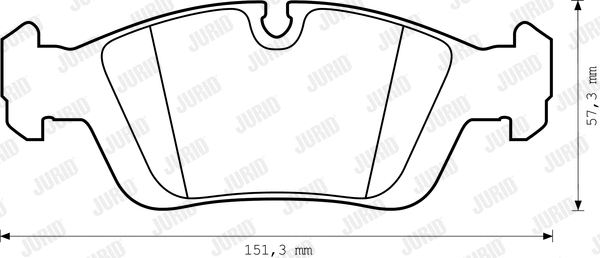 Brake Pad Set, disc brake (571411D)